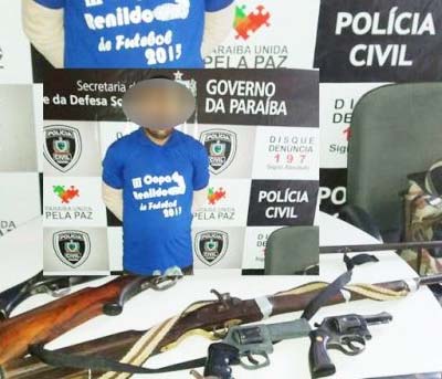 Suspeito de fornecer armas para quadrilha assaltar banco é preso na