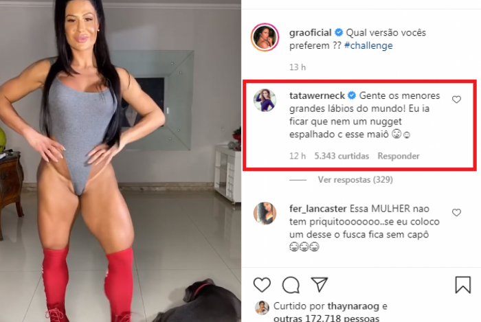 Gracyanne Barbosa Deixa Parte Ntima Escapar Em V Deo Wscom