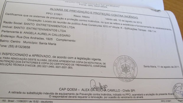 Relatório da Políci Civil sobre o Incêndio na Kiss by correio do