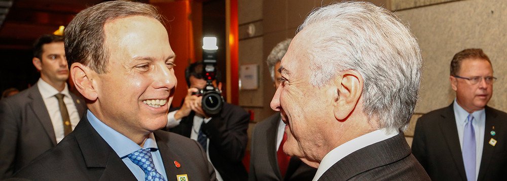 Doria é o candidato preferido de temer