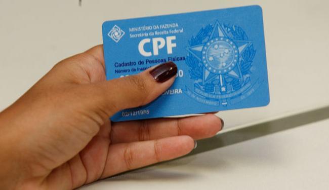 Cartão de CPF não será mais emitido