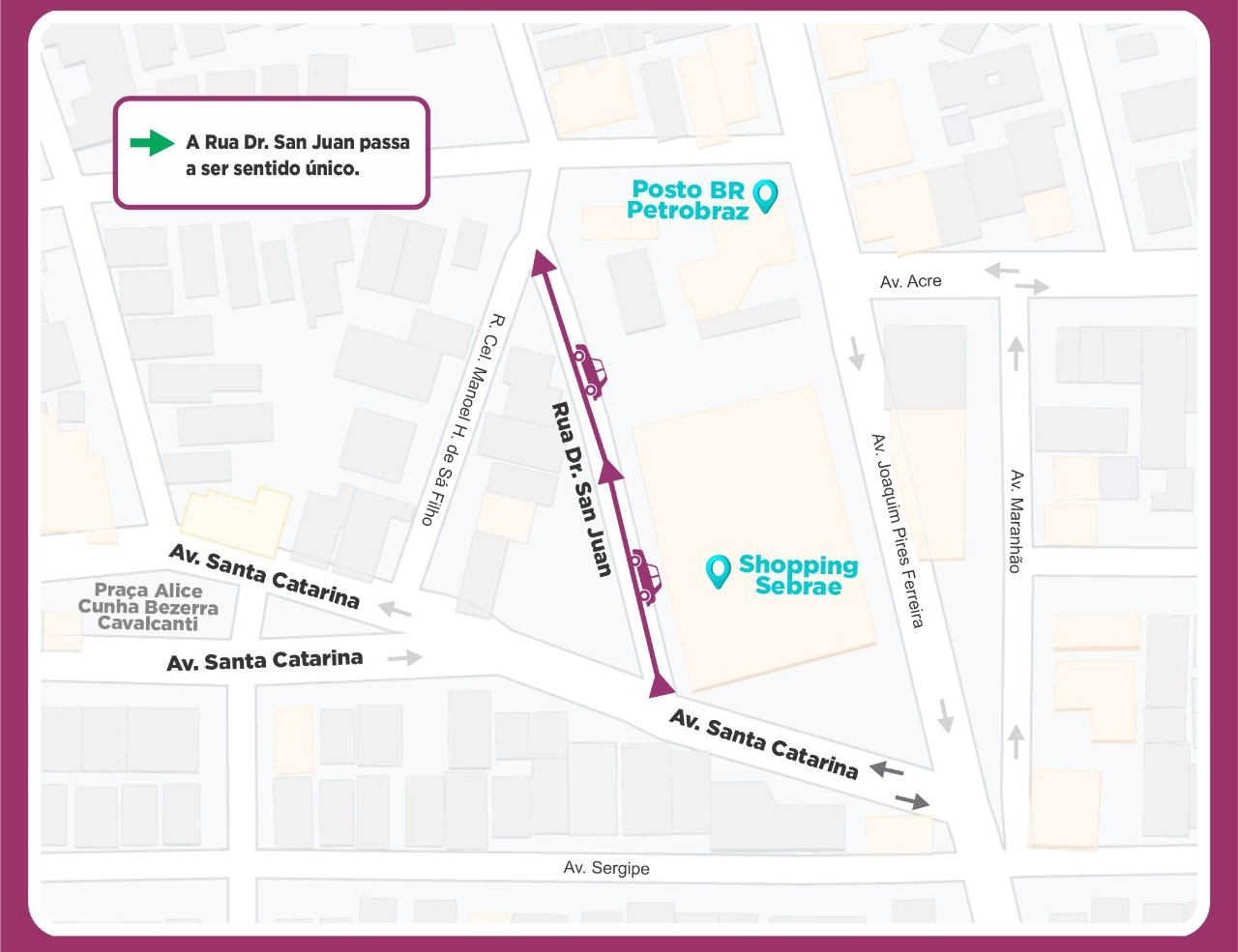 Semob Altera Sentido De Circulação E Rua Doutor San Juan Passa A Ter Sentido único Wscom 2829