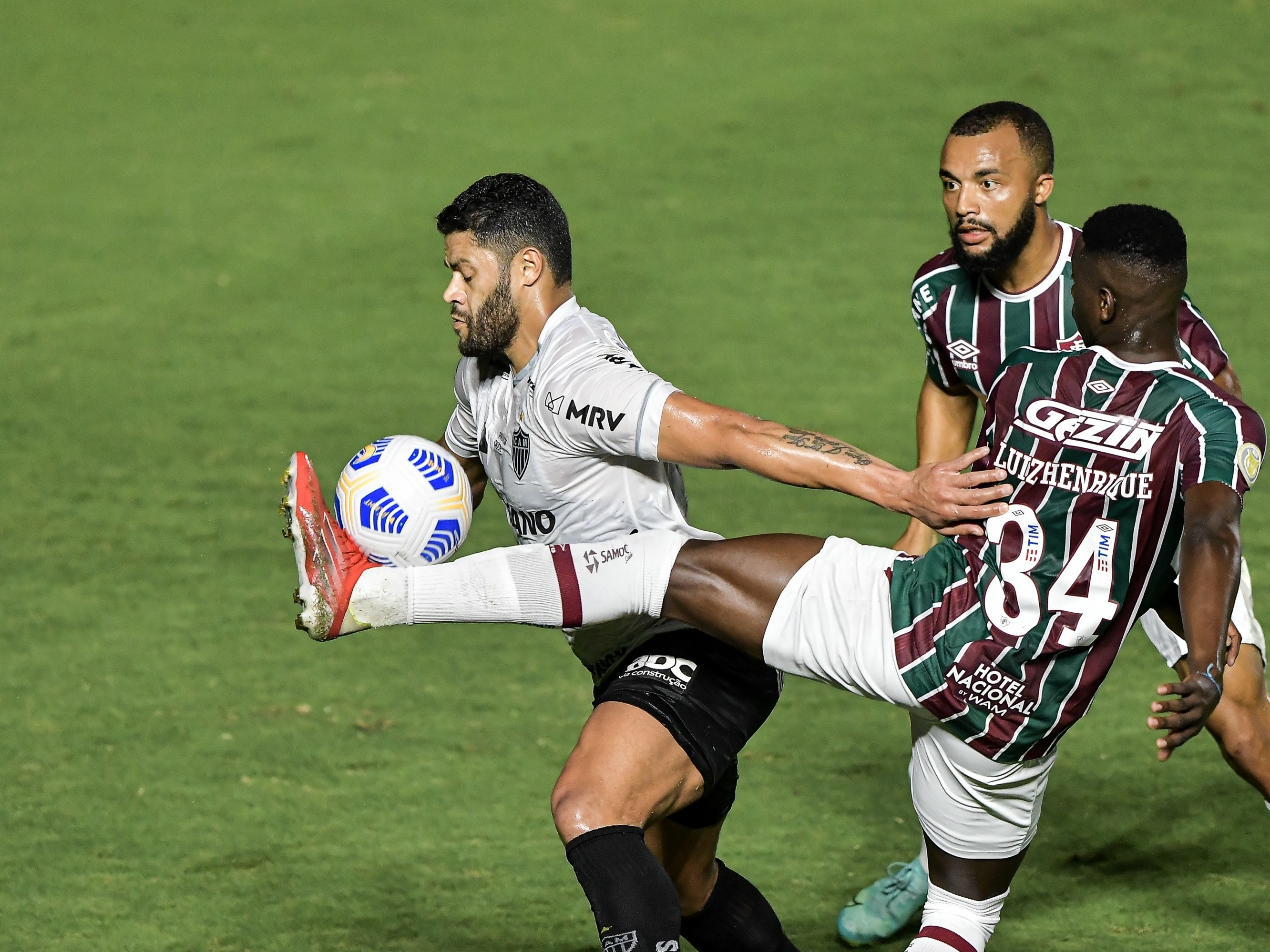 Rio de Janeiro, Brazil. June 08, 2022, Ademir of Atletico-MG during the  match between Fluminense and Atletico-MG as part of Brasileirao Serie A  2022 at Maracana Stadium on June 08, 2022 in